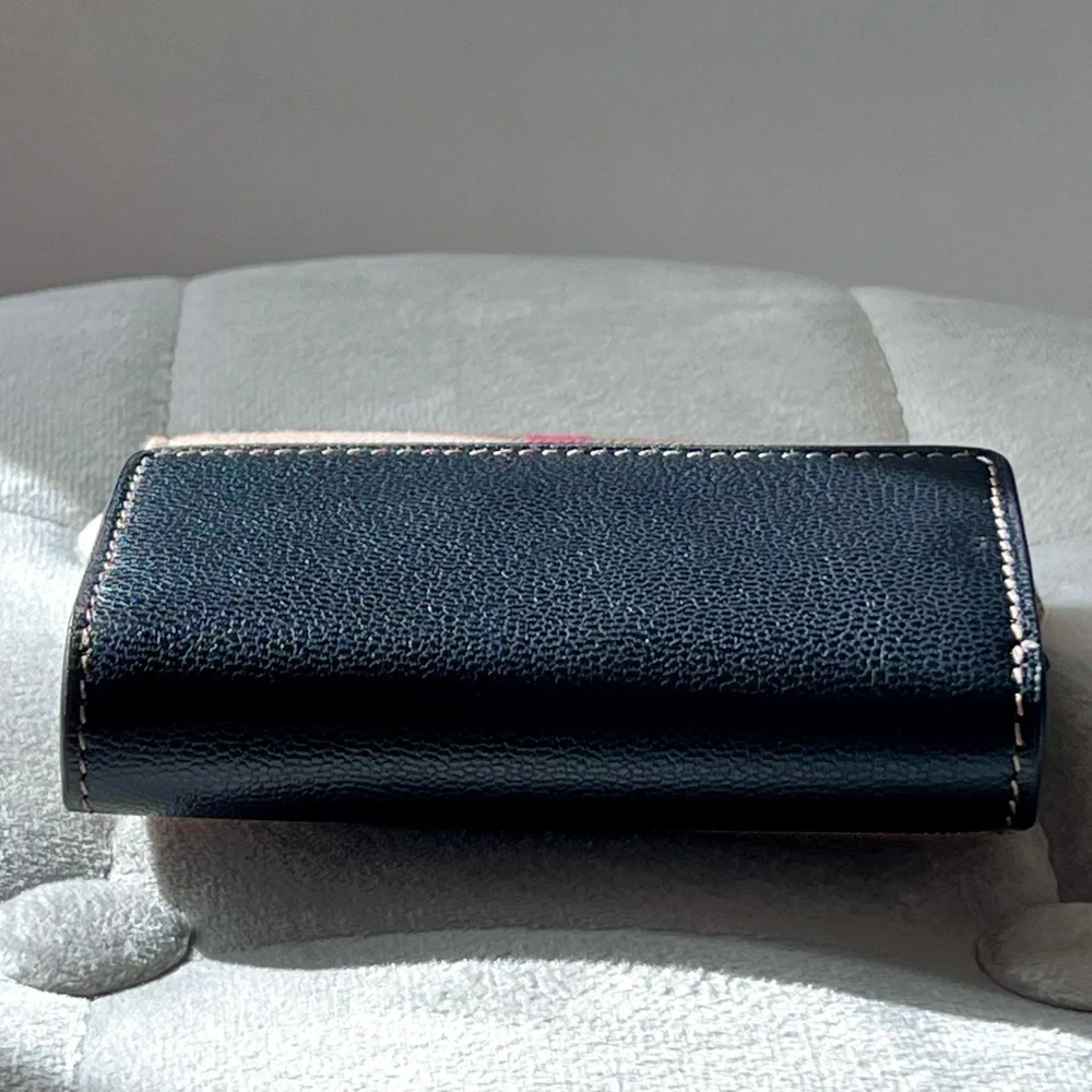 Burberry Check Trifold Wallet in Black - Picture 6 of 11